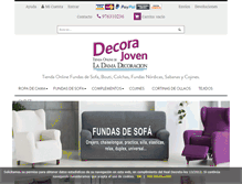 Tablet Screenshot of decorajoven.es